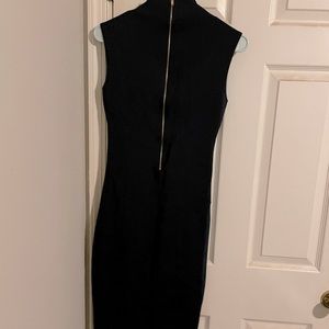 Very dark navy blue dress
